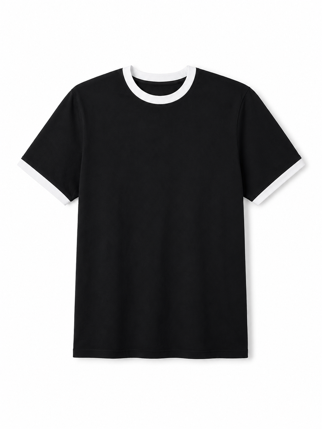 Black Ringer T_Shirt