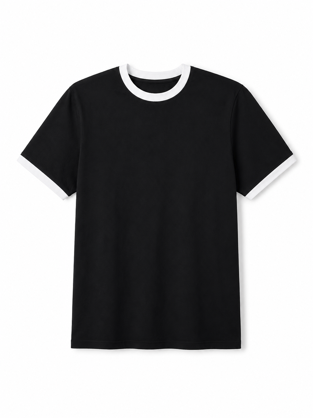 Black Ringer T_Shirt