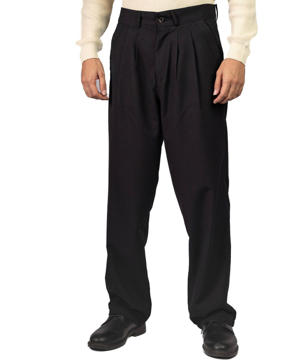 Black Tailored Wide Leg Pants