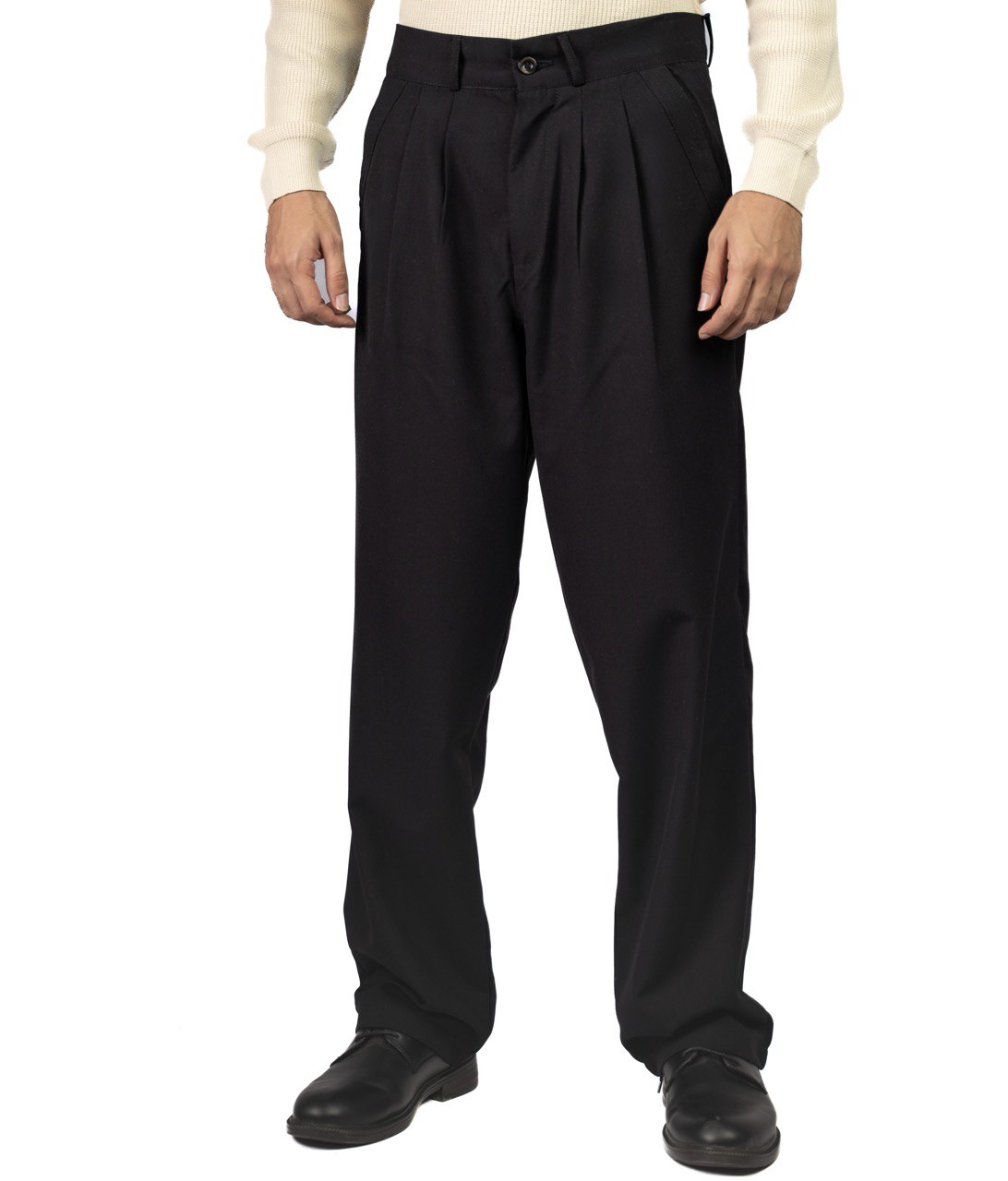 Black Tailored Wide Leg Pants