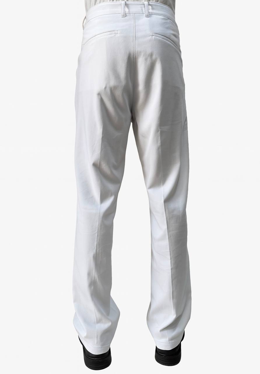 White Tailored Wide Leg Pants